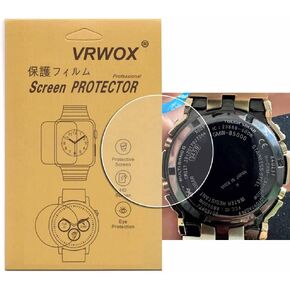 3-Pcs 【Back Cover Protector】 For GMW-B5000 Watch TPU Back Cover Protector, Full Coverage Screen Protector Watch HD Clear Anti-Bubble MRG-B5000