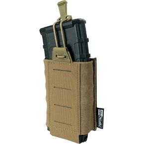 5.56mm Mag Pouch Elastic Single Rifle Magazine Pouch Tactical Molle Magazines Holster with Loop Panel