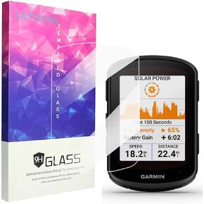 Compatible for Garmin Edge 840 Solar Screen Protector, [3 Pack] 9H Tempered Glass Screen Protector Film Compatible for Garmin Edge 840 Solar/Edge 540 Solar (3 Pack)