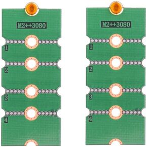 2 Pack M2 NVME SSD Hard Drives 2230 to 2242 2260 2280 Expansion Board Holder, NVME M.2 SSD Hard Drive 2242 to 2260 2280 Expansion Board Adapter Green