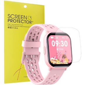 Compatible for Slothcloud Kids Smart Watch Screen Protector, [6 Pack] Full Coverage TPU Clear Film Compatible for Slothcloud H99 Plus Kids Smart Watch (6 PACK)