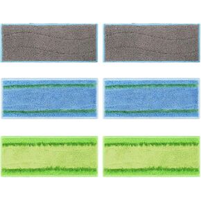 Extolife 8 Pack Washable and Reusable Mopping Pads for iRobot Braava Jet m6 (6110) (6012) (6112) (6113) Ultimate Robot Mop (4 Wet Pads & 4 Dry Pads)