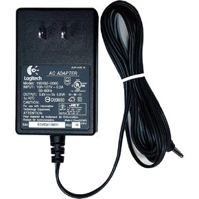 [UL Listed] OMNIHIL 8 Feet Long AC/DC Adapter Compatible with LOGITECH OMNIHIL 8 Feet Long AC/DC Adapter Model 190162-0000