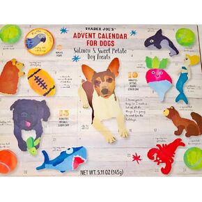 Trader Joe's Advent Calendar for Dogs with Treats- Holiday 2019-For Pets-Healthy