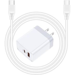 Fast Charger for Google Pixel 9 Pro XL,9 Pro,9,9 Pro Fold,8a,8 Pro,8,7a,7 Pro,7,6a,6 Pro,6,5a,5,4a,4 XL,4,3a XL,3a,3 XL,3,2 XL,2,XL, 20W USB C Wall Charger with 6FT Type C to C Fast Charging Cable