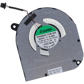 Deal4GO CPU Cooling Fan Left Side 5CXK8 05CXK8 Replacement for Dell Inspiron 16 7610 Plus (with RTX 3060 3-Fan)