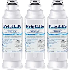 FrigiLife DA97-17376B Refrigerator Water Filter Replacement for Samsung HAF-QIN, HAF-QIN/EXP, DA97-08006C, RF23M8070SG, RF23M8070SR, RF23M8090SG, RF23M8090SR, (4PACK)