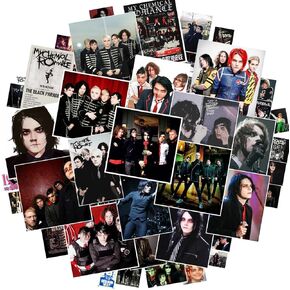 50PCS Romance Stickers Band Punk Rock Waterproof Graffiti Vinyl Decals Laptop Toy Kid Gifts