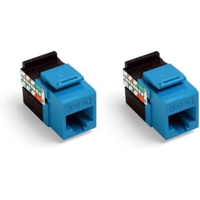 Leviton 5G108-RC5 GIGAMAX CAT 5E UTP JACK, CRIMSON