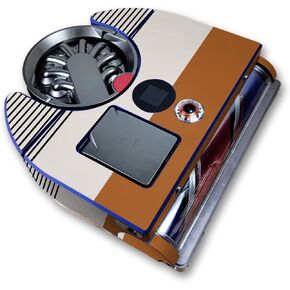 Skin Compatible with Dyson 360 Vis Nav - Neutral Stripes - Premium 3M Vinyl Protective Wrap Decal Cover - Easy to Apply | Crafted in The USA by MightySkins