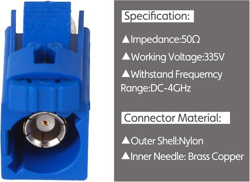 5 حزم FAKAR C أنثى إلى SMA أنثى Interseries هوائي محول موصل للمركبة لتحديد المواقع والملاحة AM/FM راديو الأقمار الصناعية in Kuwait
