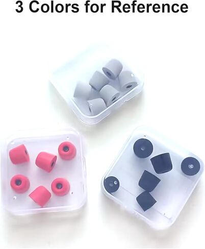 Suspirit سماعات أذن من إسفنج الذاكرة بديلة لسماعات الأذن من أجل Shure SE215 SE535 SE846 SE315 SE425 سماعات أذن داخل الأذن (أسود، S/M/L) in Kuwait