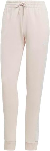 adidas Women's Plus Size Essentials 3-Stripes French Terry Cuffed Pants in Kuwait