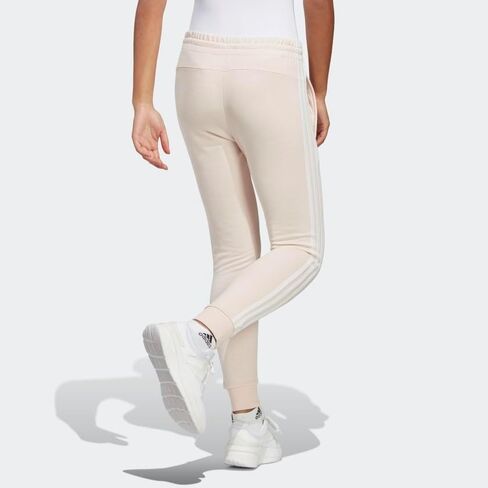 adidas Women's Plus Size Essentials 3-Stripes French Terry Cuffed Pants in Kuwait