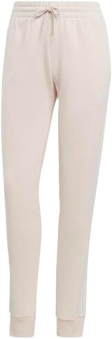 adidas Women's Plus Size Essentials 3-Stripes French Terry Cuffed Pants in Kuwait
