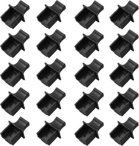 20 قطعة من أغطية الغبار RJ45 - أغطية سدادة حماية لمنفذ إيثرنت بلاستيكي بمقبس RJ45 - واقي منفذ للمحور والتلفزيون والكمبيوتر in Saudi Arabia