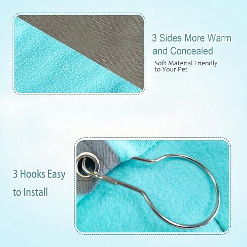 مخبأ زاوية للحيوانات الصغيرة من 3 جوانب، مخبأ خنزير غينيا من قطعتين، مخبأ غابة الصوف في الزاوية لخنازير غينيا، والقوارض، والشنشيلا، والقنافذ in Kuwait