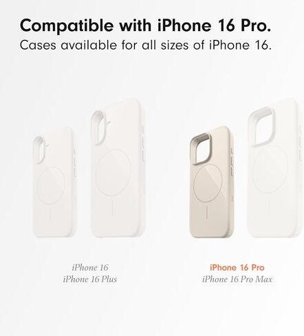 Beats iPhone 16 Pro Case with MagSafe and Camera Control, Scratch-Resistant Protective Cover, Slim Fit, Microfiber Lining - Summit Stone in Saudi Arabia