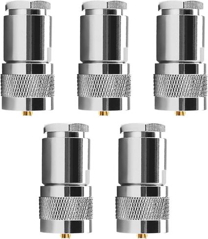 5Pcs PL259 Cable Clamp Compression Plug Coaxial Adapter for 7D-FB RG213 RG214 LMR400 RG8X in Saudi Arabia