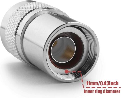 5Pcs PL259 Cable Clamp Compression Plug Coaxial Adapter for 7D-FB RG213 RG214 LMR400 RG8X in Saudi Arabia