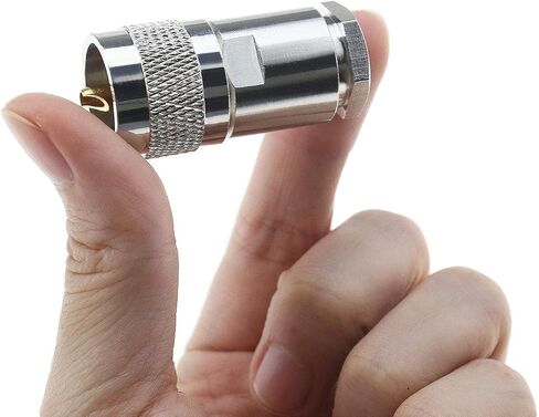 5Pcs PL259 Cable Clamp Compression Plug Coaxial Adapter for 7D-FB RG213 RG214 LMR400 RG8X in Saudi Arabia