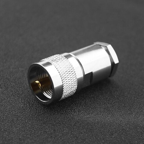 5Pcs PL259 Cable Clamp Compression Plug Coaxial Adapter for 7D-FB RG213 RG214 LMR400 RG8X in Saudi Arabia