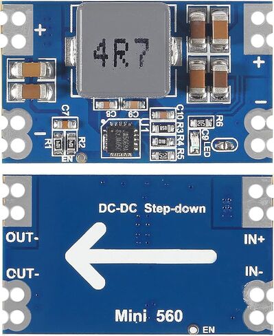 6 قطعة إخراج عالي الكفاءة 5 فولت 5A mini560 تنحى DC-DC محول الجهد المنظم باك وحدة إمداد الطاقة الثابتة in Saudi Arabia