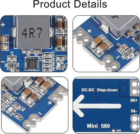 6 قطعة إخراج عالي الكفاءة 5 فولت 5A mini560 تنحى DC-DC محول الجهد المنظم باك وحدة إمداد الطاقة الثابتة in Saudi Arabia