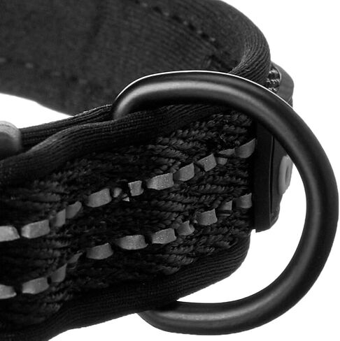 alcott Adventure Dog Collar with Reflective Stitching & Neoprene Padding, Medium, Pink in Saudi Arabia