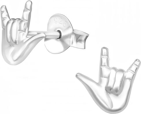 SAE99 .925 Sterling-Silver Very Very Tiny Stud Earrings, Multiple Piercing, for Cartilage, Helix, 2nd Ear Piercing (Nickel Free) in Kuwait