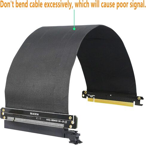 SinLoon PCI-E Express X16 Riser Extend Card PCIE 3.0 Cable Card Extension Port Adapter High Speed Riser Card Compatible with GTX RTX Series, Radeon Series Graphics Card （300mm） in Saudi Arabia
