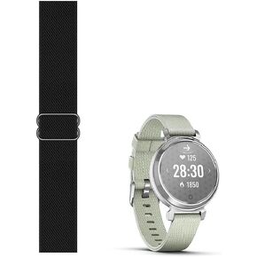حزام حلقة قابل للتمدد C2D JOY متوافق مع سوار ساعة Garmin Lily وسوار معصم من النايلون المرن القابل للتعديل