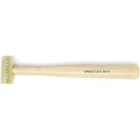 Grace USA Brass Hammer, Gunsmith Tools & Accessories, Gun Care, Woodworking, Machinist, Mechanic, Made in USA