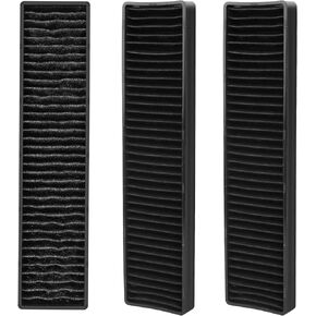 Replacement Filter Fit for LG Microwave Filter 5230W1A003A LMV1650ST, LMV1650SW LMV2031BD Microwave Grease Filter Microwave Charcoal Air Filte for lmv1650st lmv2031st Parts Charcoal Filter -Pack of 3