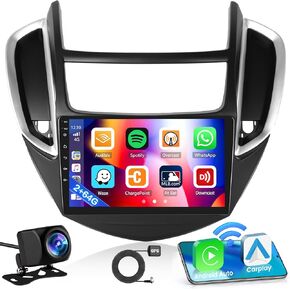 [2+64GB] Inefala for Chevrolet Chevy Trax 2013-2021 Android 13 Car Radio Stereo, 9 Inch HD Touchscreen with CarPlay Android Auto GPS WiFi BT SWC FM/RDS MIC+AHD Backup Camera