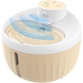 Cat Water Fountains, Water Fountains for Cats Indoor, Battery Operated & Cordless Cat Drinking Fountain with Motion Sensor, 56oz/1.6L Rechargeable Ultra Quiet Waterproof