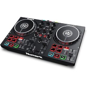 Numark Party Mix Live - DJ Controller with Built in Speakers, Party Lights and DJ Mixer, Complete Dj Set with Mixer and Audio Interface + Serato DJ Lite