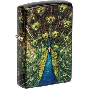 Zippo Lighter: Peacock Design - 540 Fusion 48846