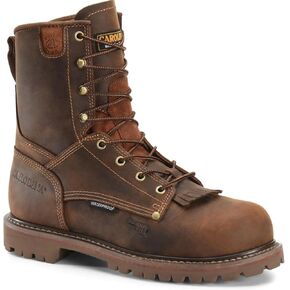 Men's Carolina 6" Waterproof 400 - gram Thinsulate Ultra Insulation Broad Composite Toe Boots, GAUCHO CRAZY HORSE, 10EE