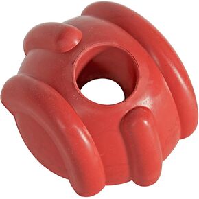 Hero ChewTime Natural Rubber Tug & Toss, Red Dog Toy