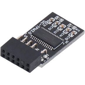 TPM 2.0 Module, Remote Card Encryption Security Module 12Pin Remote Card Encryption Security Board Accessory for GIGABYTE Motherboards
