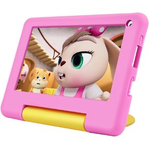 Kids Tablet 7 inch Tablet for Toddlers, Android Toddler Tablet for Kids Boys Girls, Children’s Tablet with WIFI Touch Screen, Dual Camera, Kids Learning Tablet for Toddler Ages 3 to 12 (Blue)
