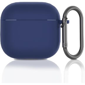 Silicone Case Compatible with AirPods 4 with Active Noise Cancellation with Keychain, Soft Smooth Shockproof Wireless Charging Protective Cover for Men Women in Saudi Arabia