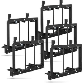 Fosmon Low Voltage Mounting Bracket (3 Gang - 5 Pack), Low Voltage Mounting Bracket (Mounting Screws Included) for Telephone Wires, Network Cables, HDMI, Coaxial, and Speaker Cables