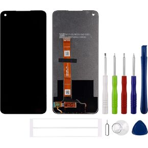 LCD Display Compatible with Realme 7 5G RMX2111 (Black Without Frame) Touch Screen + Tools