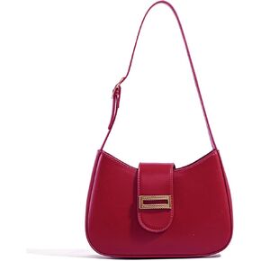 Sanxiner Classic Shoulder Bag,Retro Small Purse,Tote Bag for Women with Zipper Closure