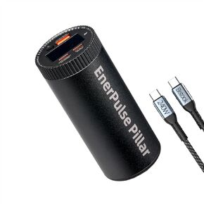 23000mAh Power Bank, 24W Tesla 4680, 3-Port PD3.0/PPS, Fast Charging for iPhone 15/14/13/12, Samsung, Tablets & More