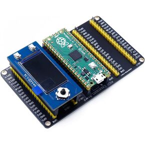 Compatible with Raspberry Pi Pico GPIO Expander External Expansion Board with 1.14inch Pi Pico LCD Screen Three Sets of 2x20 Male Header for Connecting More Expansion Modules