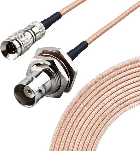 DIN 1.0/2.3 Male to BNC Female RG179 Cable 6 Inch SDI Cable RF Coax Adapter Extension Cable Antenna Connector for Communication System Radio Video Equipment (2 Pieces)… in Saudi Arabia