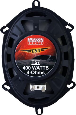 سماعات ايرثكويك ساوند T46 مقاس 4x6 بوصة ثنائية الاتجاه من سلسلة TNT (زوج)، أسود in Saudi Arabia